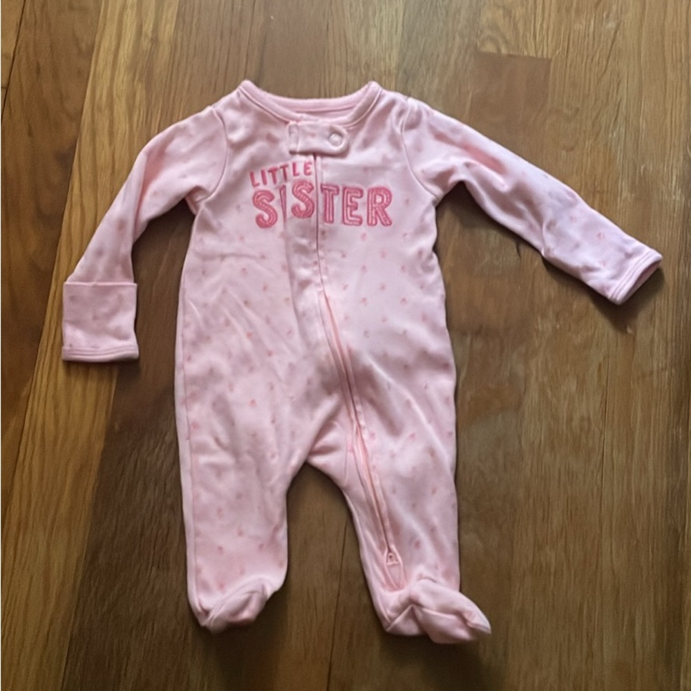 Carters Little Sister Pink One Piece